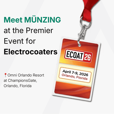 Meet MÜNZING at ECOAT