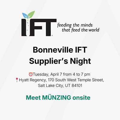 Meet us at Bonneville IFT Supplier’s Night