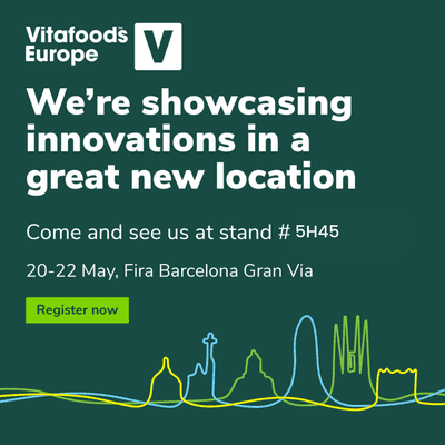 Meet us at VITAFOODS on booth 5H45